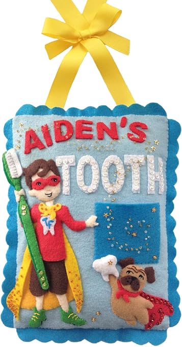 Amazon Com Tooth Hero Pillow Felt Applique Kit