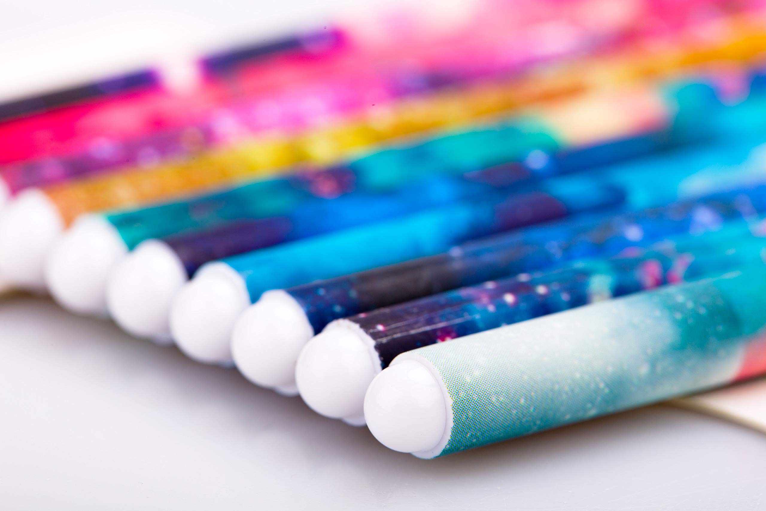 Lazyaunti Color Pen Set, Gel Ink Fineliner Pens Assorted Colors Pens Sketch Drawing Pen for Coloring Book, Bullet Journal and Art Projects (Galaxy)