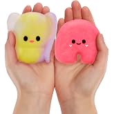 Fluffie Stuffiez Bunny &amp; Rainbow Minis Collectible Feature Plush, Surprise Reveal Unboxing Soft and Squishy Tactile Play Fidget DIY