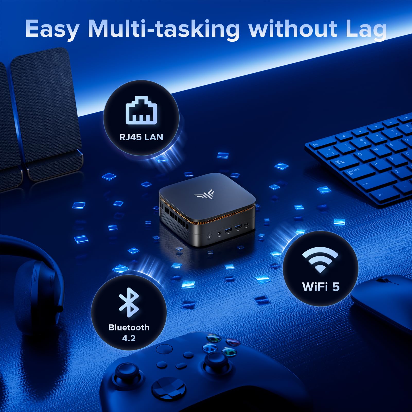 NiPoGi Pinova P1 Mini PC AΜD Ryzen 4300U W11 Pro(4C/4T,3,7GHz,Besser als 3500U/N97/N150) 16GB DDR4 RAM+512GB SSD 4K@60Hz Triple Display(HDMI 2.0+Type-C+DP1.4)/WiFi 5/BT 4.2/LAN Computer Büro/Bildung 7