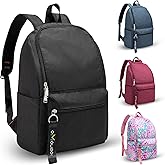 OMOUBOI Casual Daypacks Superbreak Backpack 14 inch Laptop Backpack for Women & Men Fits Tourism Business (Black)