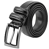 LOVATI Men's Genuine Leather Dress Belt
