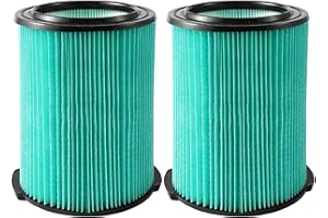 2 Pack VF6000 Filter for Ridgid 5-20 Gallon Wet Dry Vacuums, 5-Layer Hepa Filter, Fit models WD5500 WD0671 WD6425 WD7000 WD12