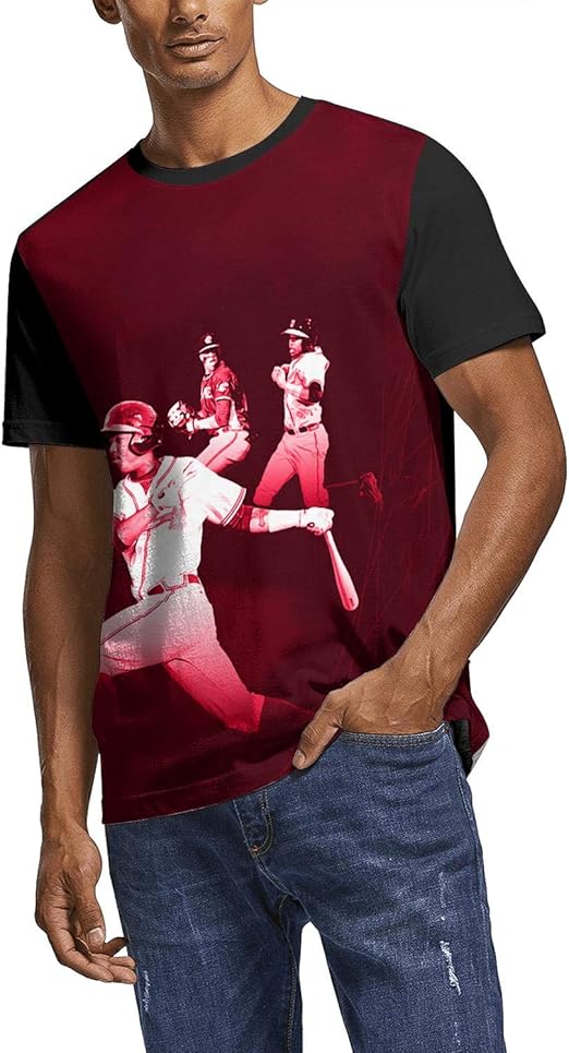 Amazon.com: ZSYQG Men's T-Shirt Ronald-Acuna-Jr-Atlanta-13-blue- Crewneck Comfort Jersey Short 