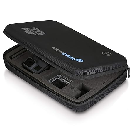 Wicked Chili GOP Case Tasche für GoPro Hero 7 / 2018 / 6 / 5 / 4 / 3 / QUMOX SJ4000 / Yi 4k 2k Koffer Bag Tragetasche für Kam