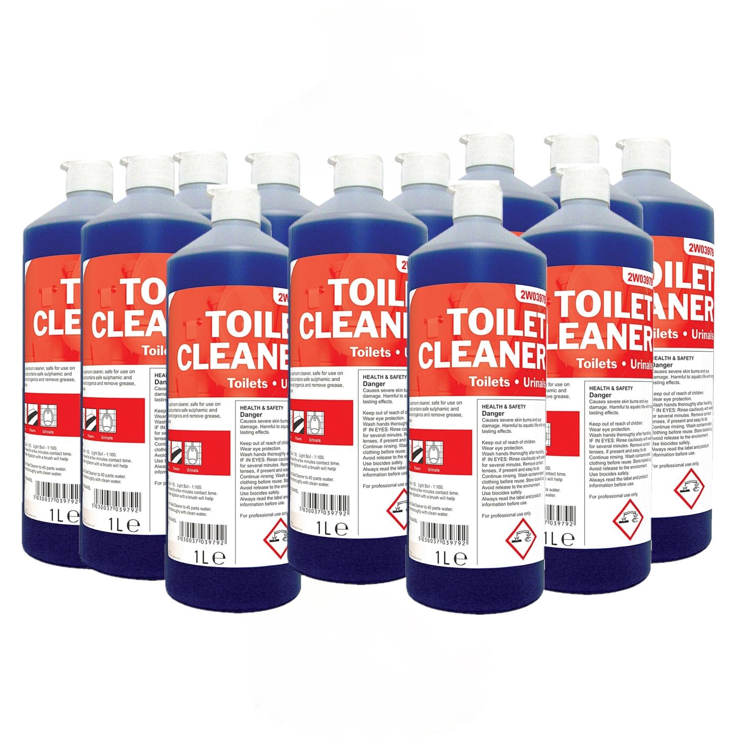2Work Toilet Cleaner Daily Perfumed 1 Litre (Pack of 12) 2W04577