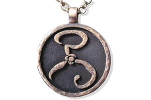 Baldur Jewelry - 925 Sterling Silver Handcrafted H.P. Yellow Sign Lovecraft Cthulhu Octopus Necronomicum Necklace Pendant Jewelry Amulet - Necklace for Men and Women