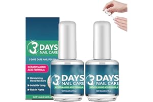 3 Days Nail Care Oil,2026 New Nail Strengthener Polish,Keratin & Amino Acid Clear Nail Oil,Moisturizing,For Dry And Fragile N