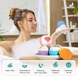 Aofmee Bath Bombs Gift Set for Women 8 Scents Floral Spa Bath Gift view 4