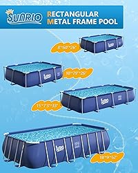 Sunrio 18'*9'*52" Rectangular Above Ground Swimming