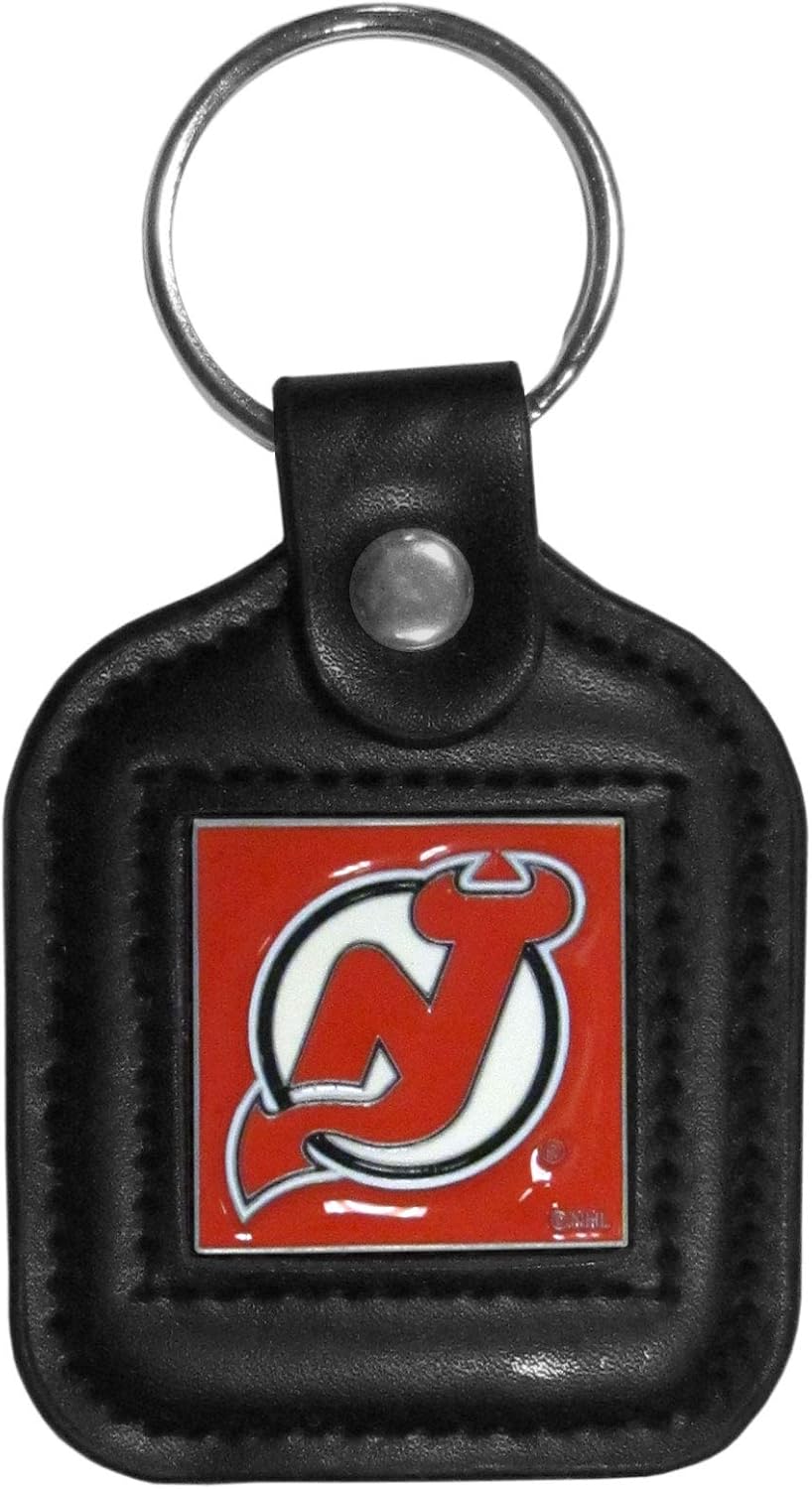 NHL Siskiyou Sports Fan Shop Los Angeles Kings Square Leather Key Chain One Size Black : Sports Fan Keychains : Sports & Outdoors