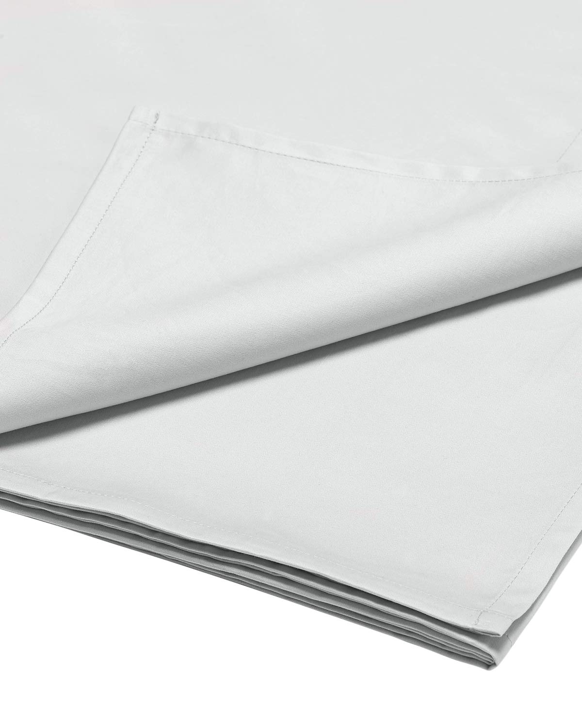 Bianca Luxury 800 Thread Count Cotton Sateen Super King Flat Sheet Silver
