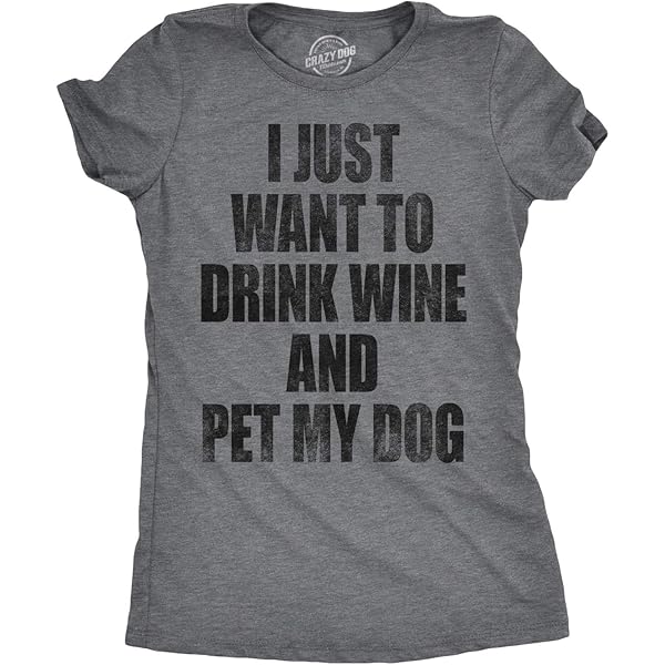 Amazon.com: Crazy Dog Womens I Like Dogs and Maybe 3 People T