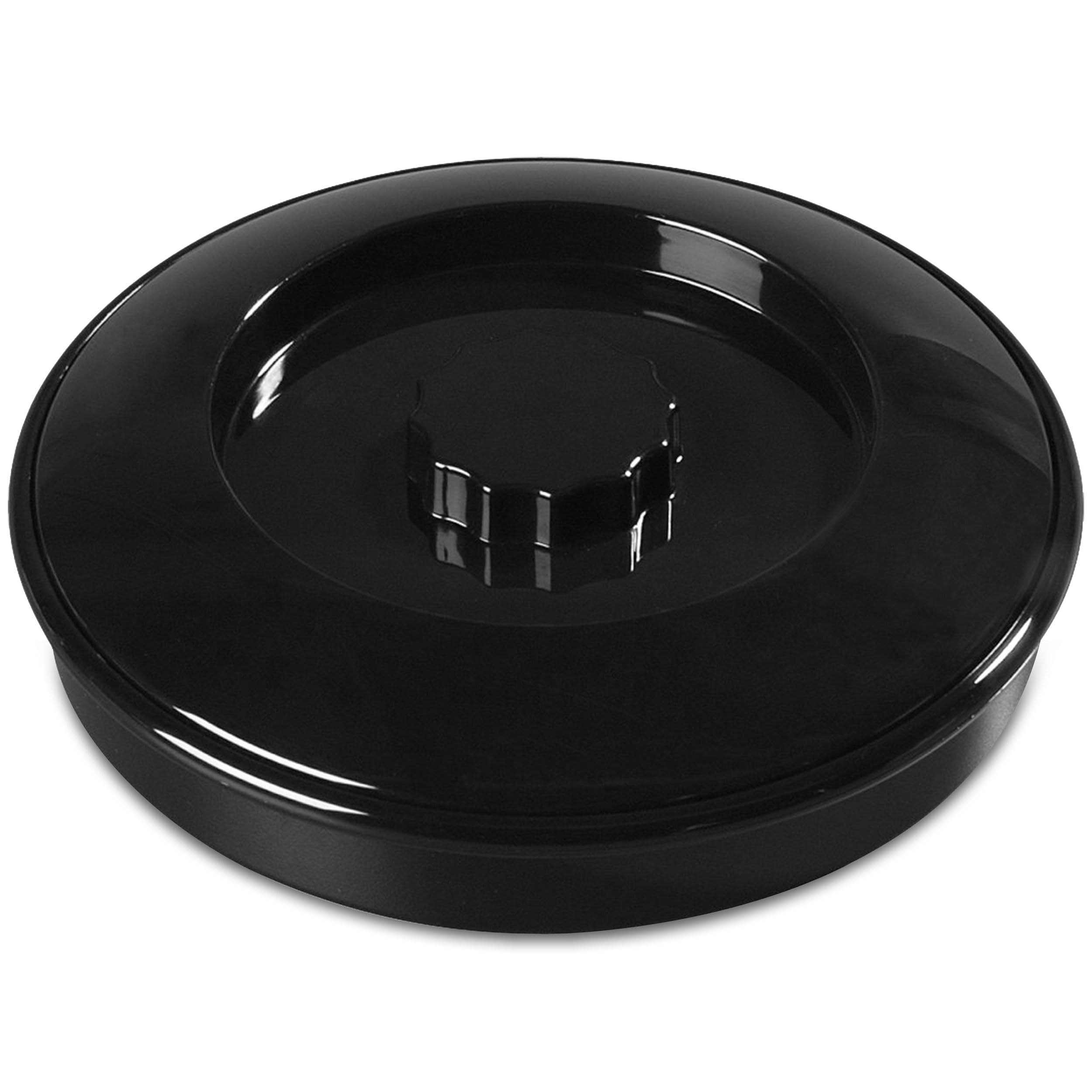 Carlisle FoodService Products CFS 047503 Stackable Tortilla Server w/Lid, 7-1/4" / 2", Black