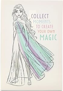 Open Road Brands Disney Frozen Elsa Create Your Own Magic Canvas Wall Decor for Kids' Room, Play Room, Bedroom, or Movie Room