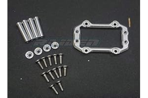 RAIDENRACING Aluminium Steering Servo Mount Set for Arrma Kraton Senton Talion Typhon Outcast - Silver