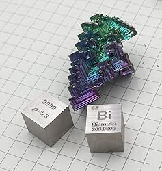 Bismuth Cube - 10mm Pure Metal Element Cubes