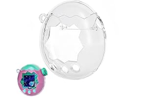 Clear Protective Case Compatible with Tamagotchi Paradise – Waterproof & Interactive Shell with Flip-Open Design for Kids’ Di