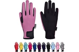 ChinFun Horse Riding Glove Equestrian Gloves Kids for Boys Girls Horseback Riding Gloves Grip for Youth Children Riding Sports Biking Cycling Gardening
