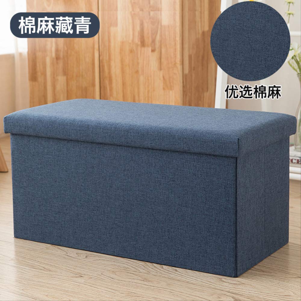 Puede Hacer Taburete Sofá para Taburete De Zapato 40 x 25 x 25cm Aqua