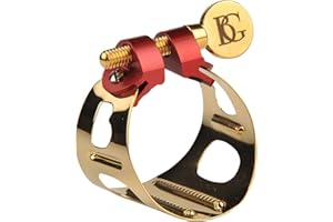 BG(0002698761) BG BG-LD0-Gold Ligature for Alto Sax, Duo 24K Gold Lacquered LD0