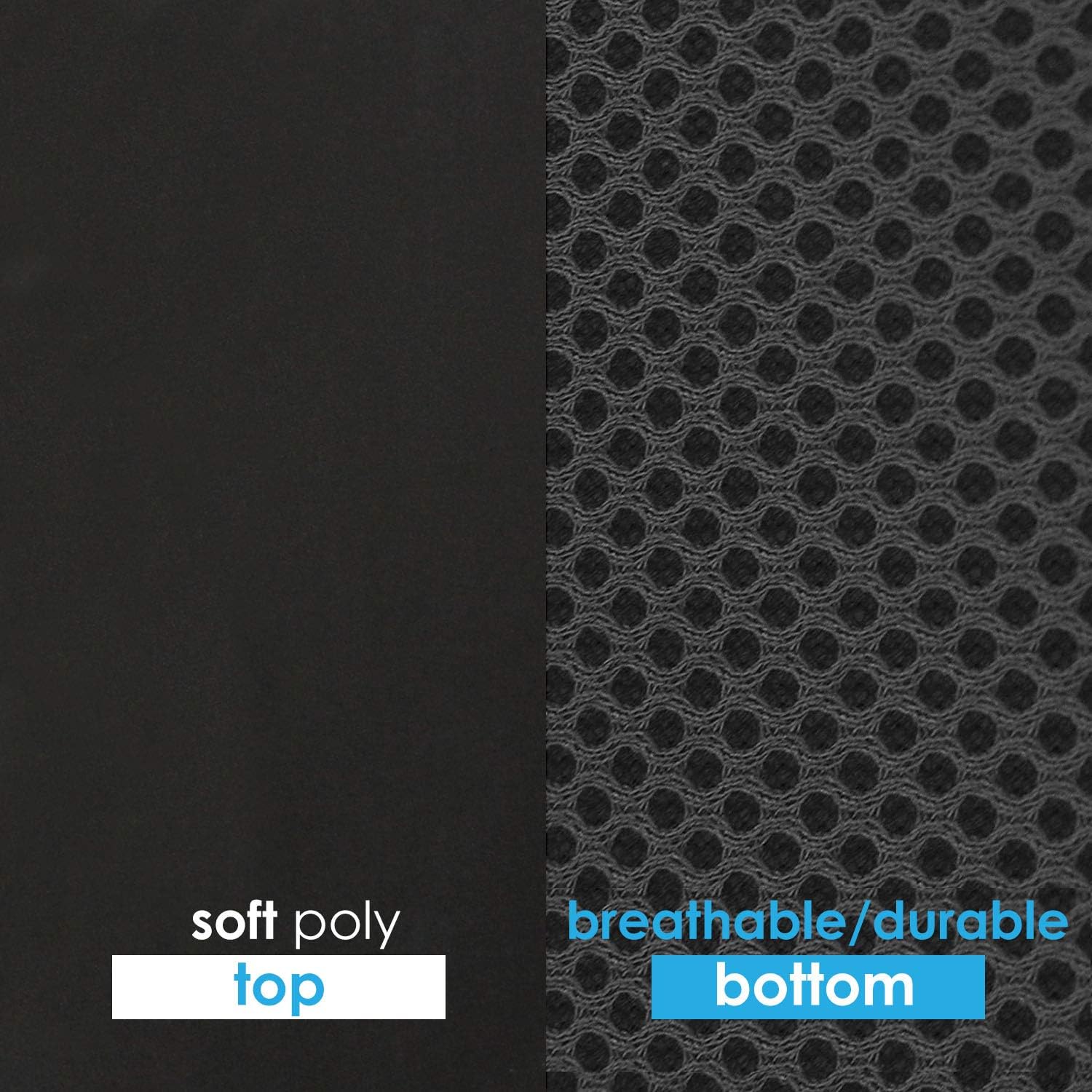 American Furniture Alliance Jr Twin Black Trifold Mattress, Mesh/Poly: Furniture & Decor
