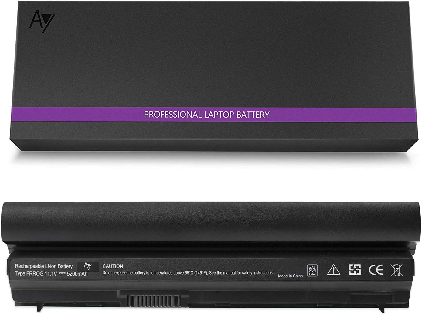 DELL E6320 Battery [11.1V / 5200mAh], AYIPE High-Performance Replacement Laptop Battery for DELL Latitude E6120 E6220 E6230 Series, Compatible FRR0G RXJR6 TPHRG CPXG0 WJ383