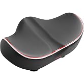 YLG Noseless Bike Seat Cushion - Oversized Comfort Saddle for Peloton, City, Electric, Stationary &amp; Road Bikes - Waterproof, Extra Padding, Anti-Numbness for Men &amp; Women