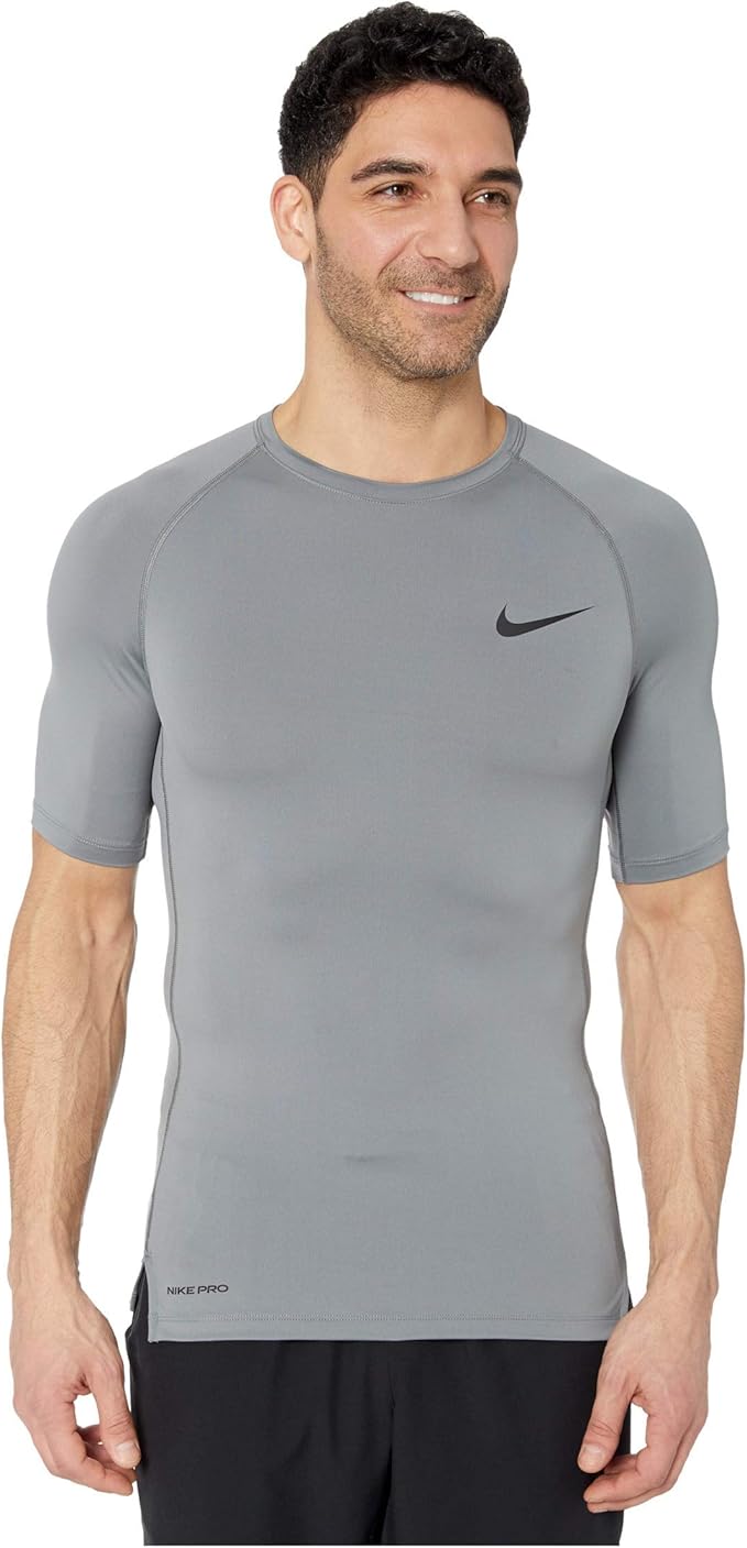 Nike Pro Men's Compression Baselayer Short Sleeve Top Men's XL Grey at Amazon Menâs Clothing store