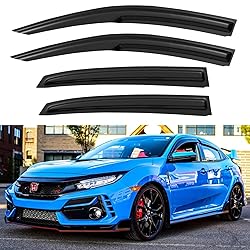 Window Visors Rain Guards Shield for 2016-2021