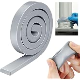 Moldable Silicone Putty Plumbers Duct Sealant Seal Clay, Grey, 1 Pack | Non Hardening, Multi Purpose, Reusable, Waterproof, 1.5ft x 0.32in Each, Gap Filler for Pipe &amp; Electrical