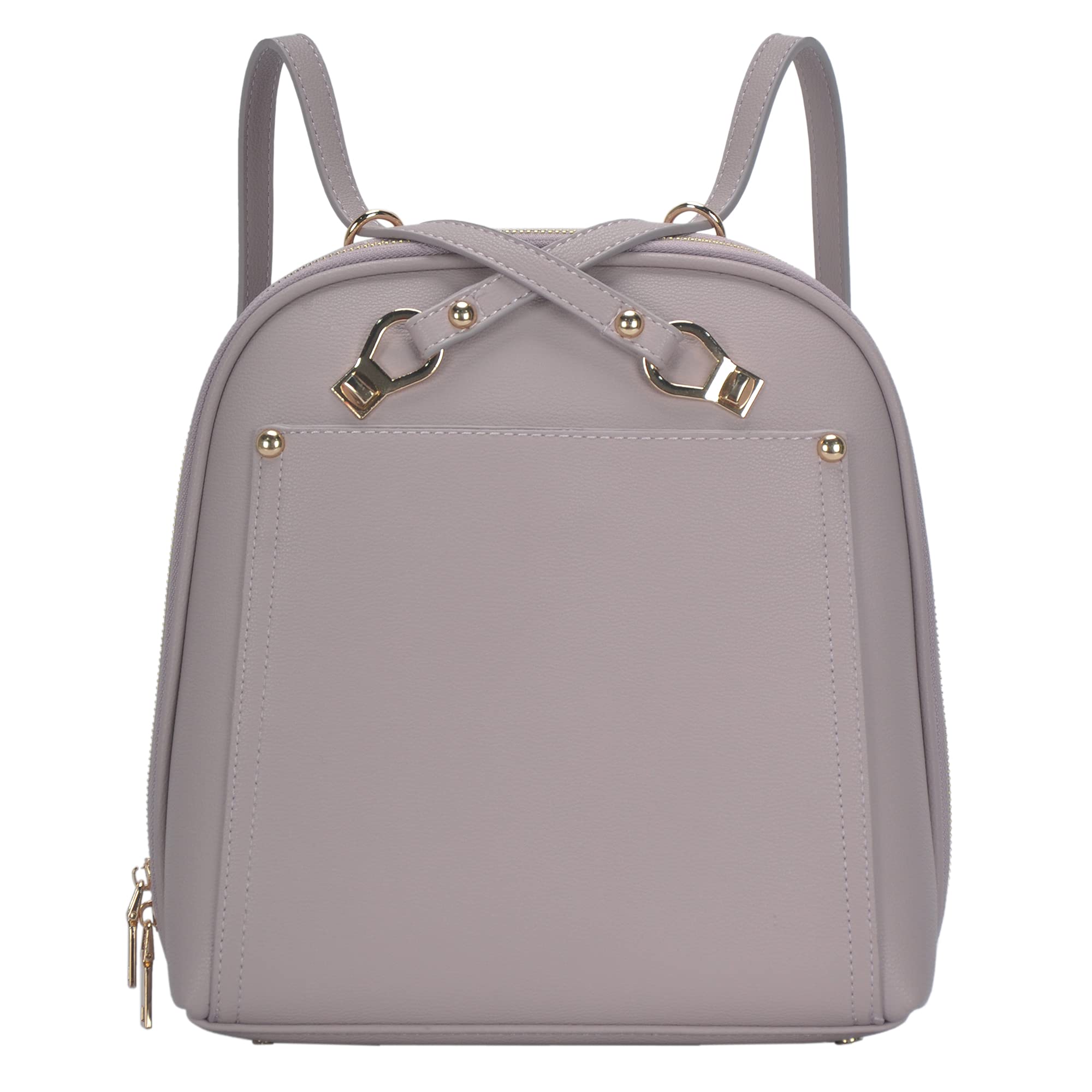 Photo 1 of MMS Brands Miztique The Daisy Convertible Backpack Purse for Women (Lilac) | Soft Vegan Leather Shoulder Strap Bag or Convertible Backpack | 10.5in x 4in x 11.5in |