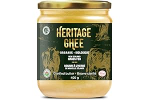 Organic New Zealand grass fed ghee (400g)