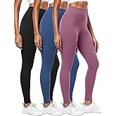 CADMUS Workout Yoga Pants for Women Ultra Soft High Waisted Ankle-Length Essential Basic Leggings for Running Hiking