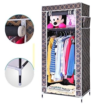Embross 2 1 Feet Creative Foldable Wardrobe Easy Installation