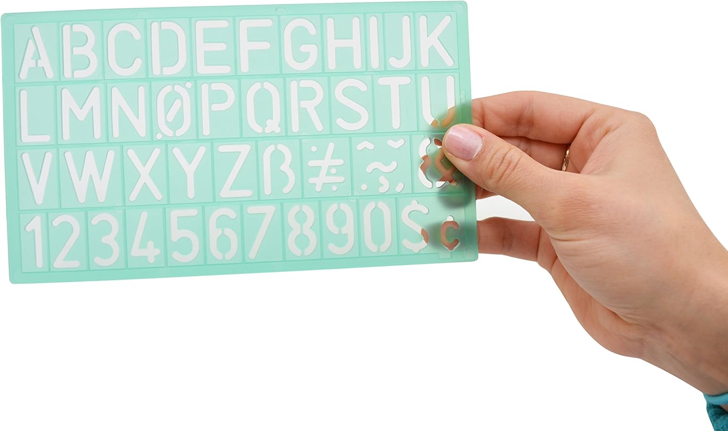 Westcott Letter Stenciling Guides (4 sizes) : Letter Stencils : Office Products