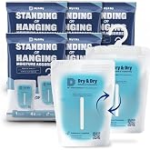 Dry &amp; Dry 5 Packs Hybrid Moisture Absorbers &amp; Musty Odor Eliminator Dehumidifier to Control Excess Moisture for Basements, Closets, Bathrooms, Laundry Rooms. Moisture Absorbers