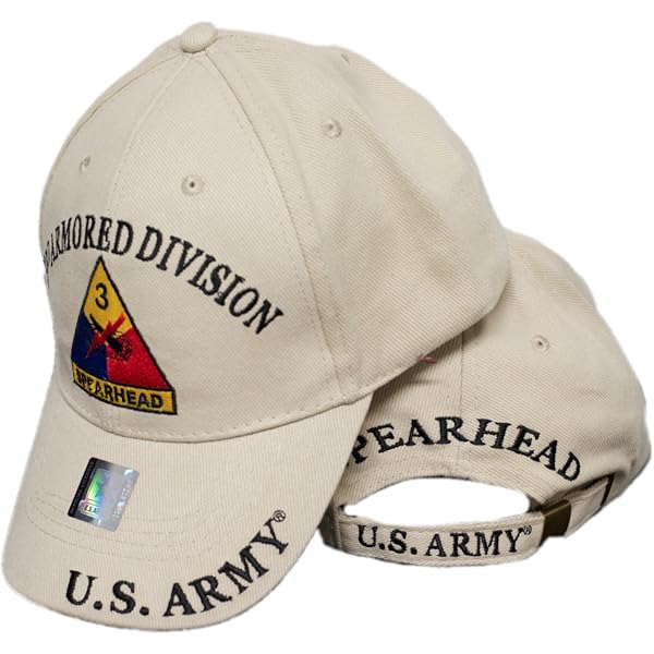 3rd Armored Division Baseball Cap Bumper Sticker Spearhead Baseball Hat Army - CL183TW7AGM