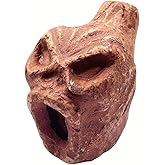 Aztec Death Whistle, Up To125+ Decibels Loud Real Screaming Silbato Azteca Death Whistles Loudest Authentic Human Ehecachichtli Sounding Screams Aztec War Whistle Halloween Costumes Gift (Ceramic)