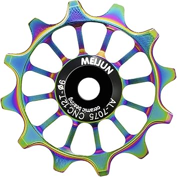 Amazon Tachiuwa 12tロードmtbバイクリアディレイラープーリーガイドジョッキーホイール4 5 6mm交換 Tachiuwa ディレイラー