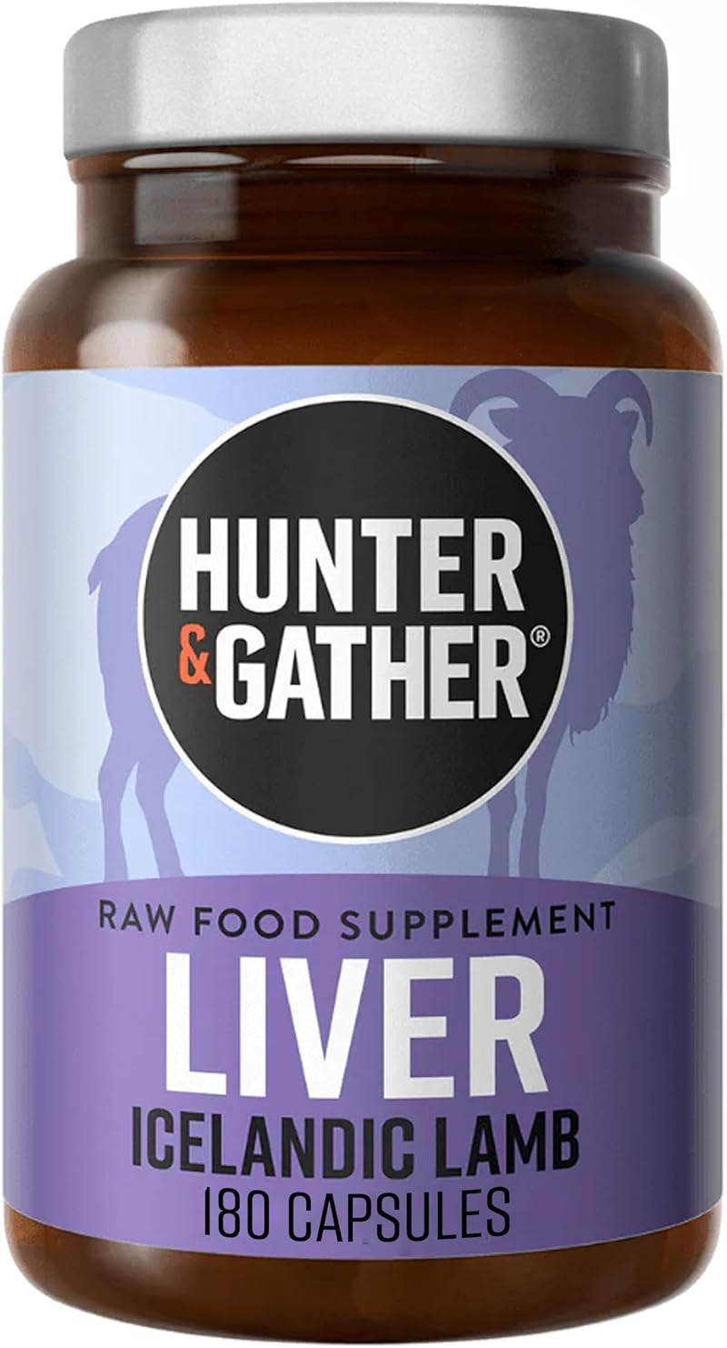 Hunter & Gather Nose to Tail Liver Capsules 180 | Grass Fed Icelandic Lamb