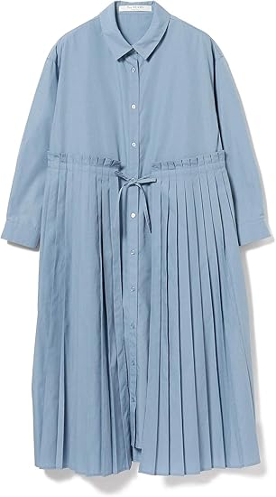 Amazon Co Jp レイビームス ワンピース プリーツ レイヤード シャツワンピース レディース 服 ファッション小物