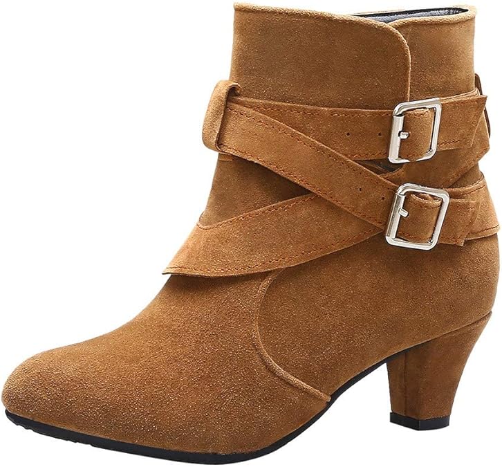 Bastwahl Damen Stiefeletten - Wildleder & Elegant