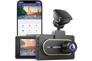 AZDOME 2K Dash Cam, Built in WiFi, Dashboard Camera with QHD 2560x1440P, M27 Car Camera, Dashcams for Cars with 3" Display, WDR, Night Vision, Parking Monitor, G-Sensor