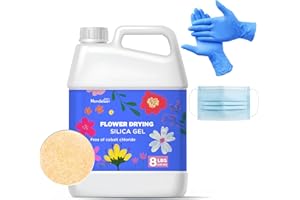 8 Lb (3.65 kg) Silica Gel Flower Drying. Silica Gel Crystals Flower Drying for Wedding Bouquet Preservation