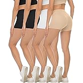 CHRLEISURE High Waisted Spandex Biker Shorts, Workout Booty Soft Yoga Shorts for Women