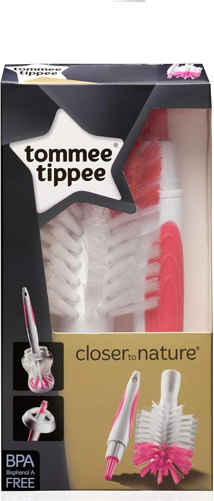 tommee tippee bottle brush pink