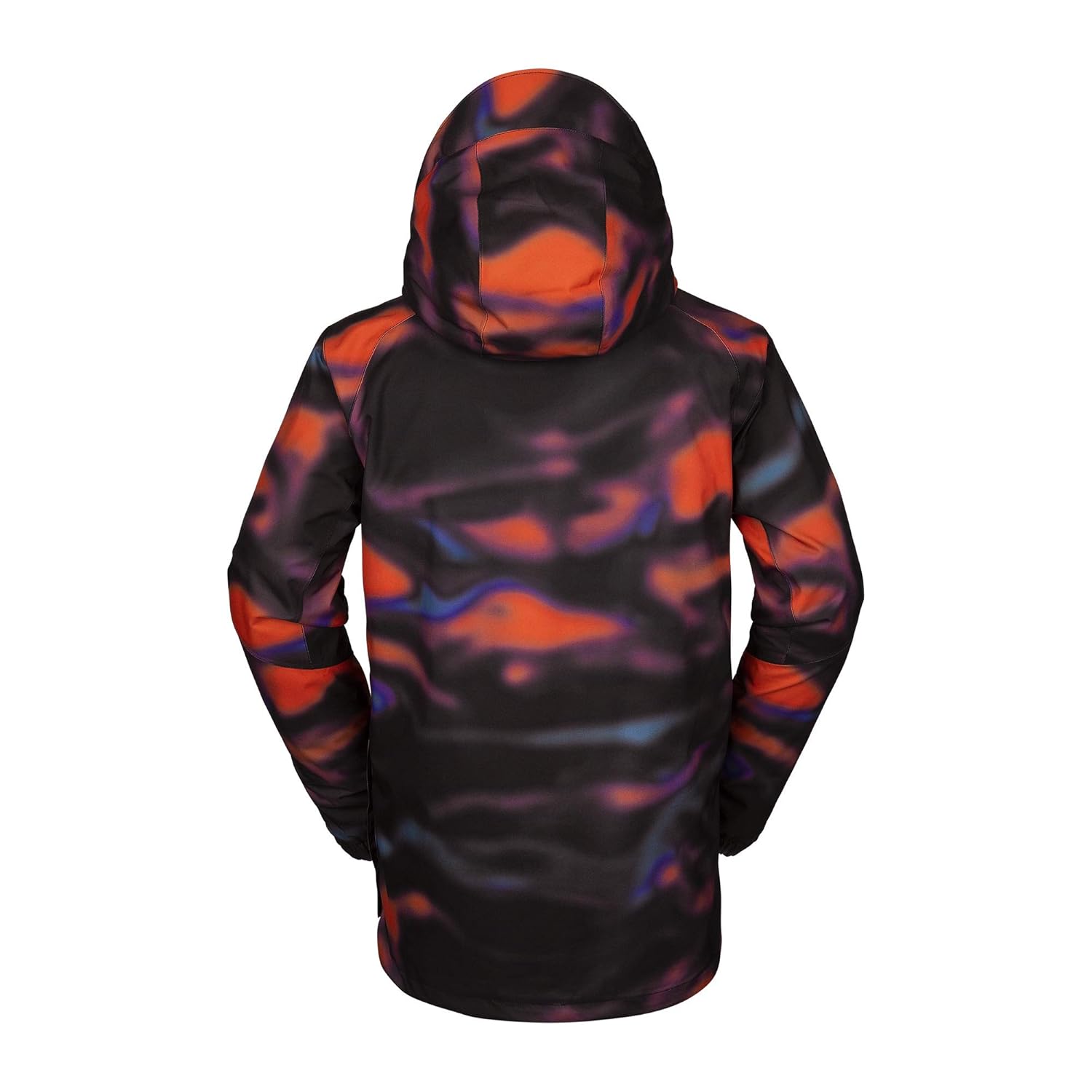 volcom men's brighton pullover 2 layer snow jacket