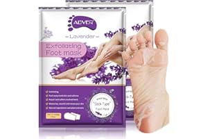 SEFUDUN Foot Peel Mask 2 Pack of Peeling mask, Natural Foot Care Exfoliating mask, Treatment Repairs Cracked Heels, Calluses & Removes Dead, Dry Skin for Baby Soft Touch Feet