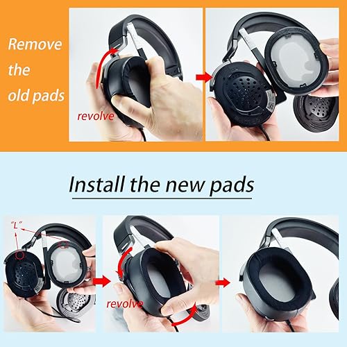 HS65 HS55 Earpads defean Replacement Ear Pads Cover Cushions
